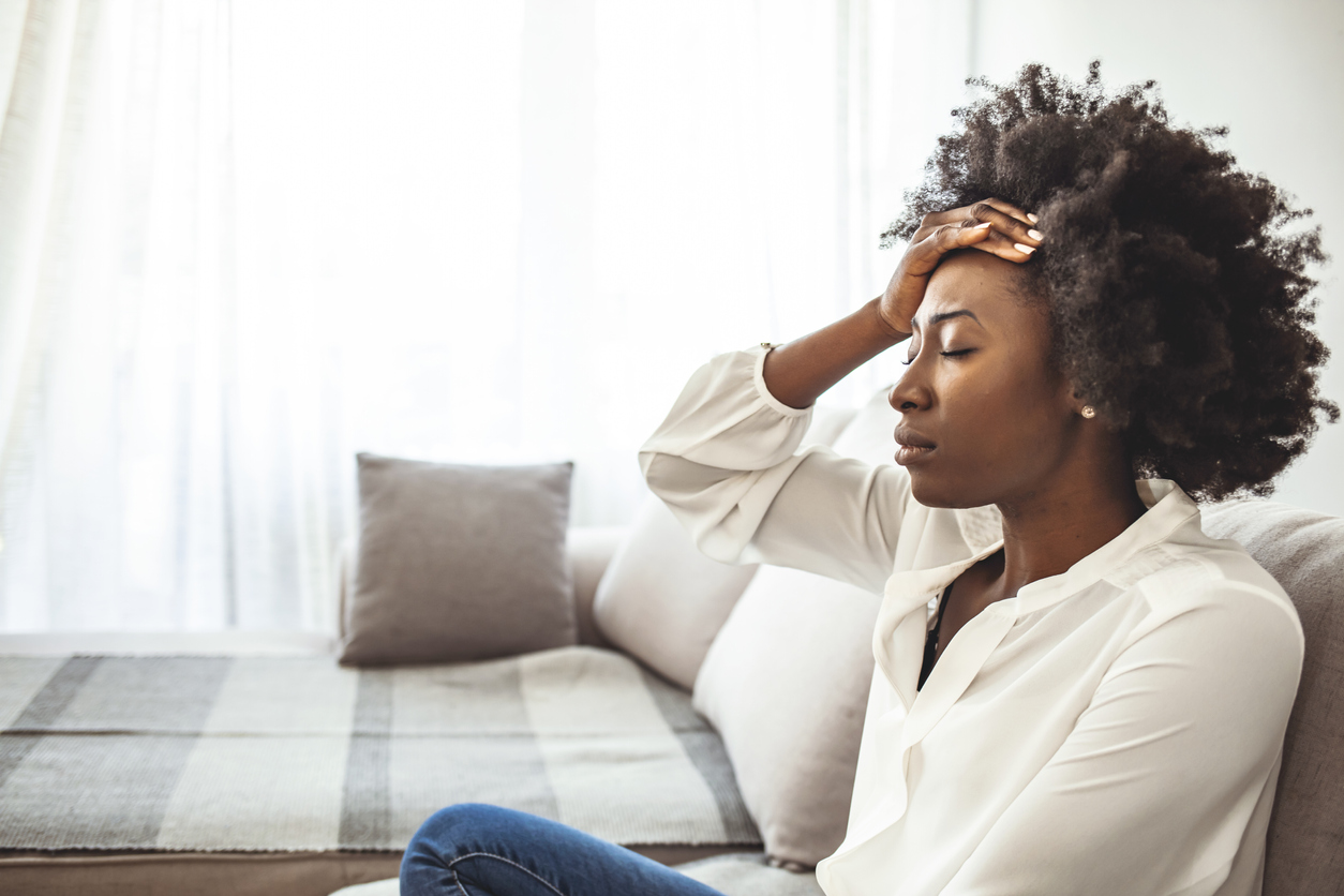 woman with chronic pain